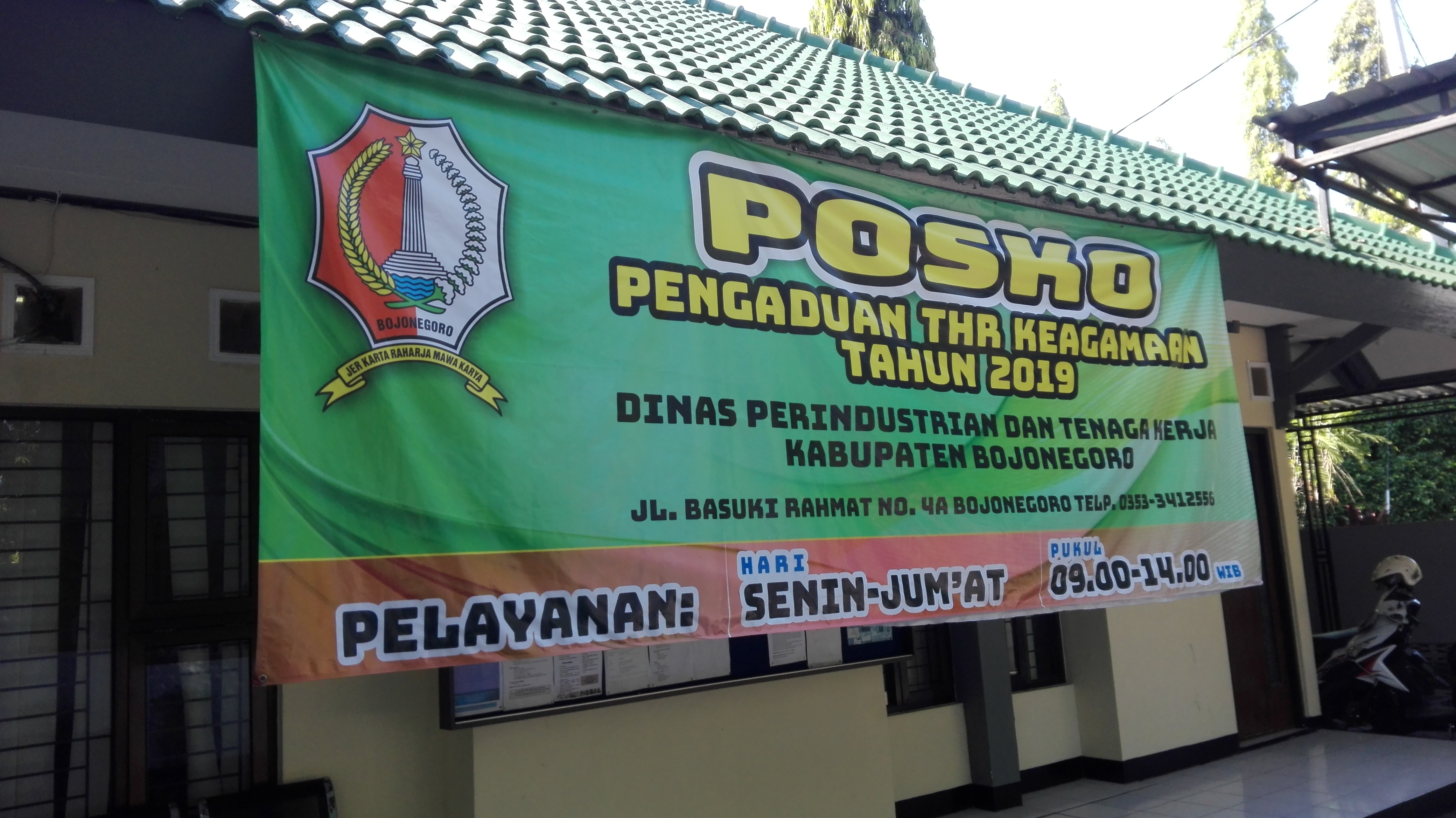Dinperinaker Buka Posko Pengaduan THR Keagamaan Tahun 2019