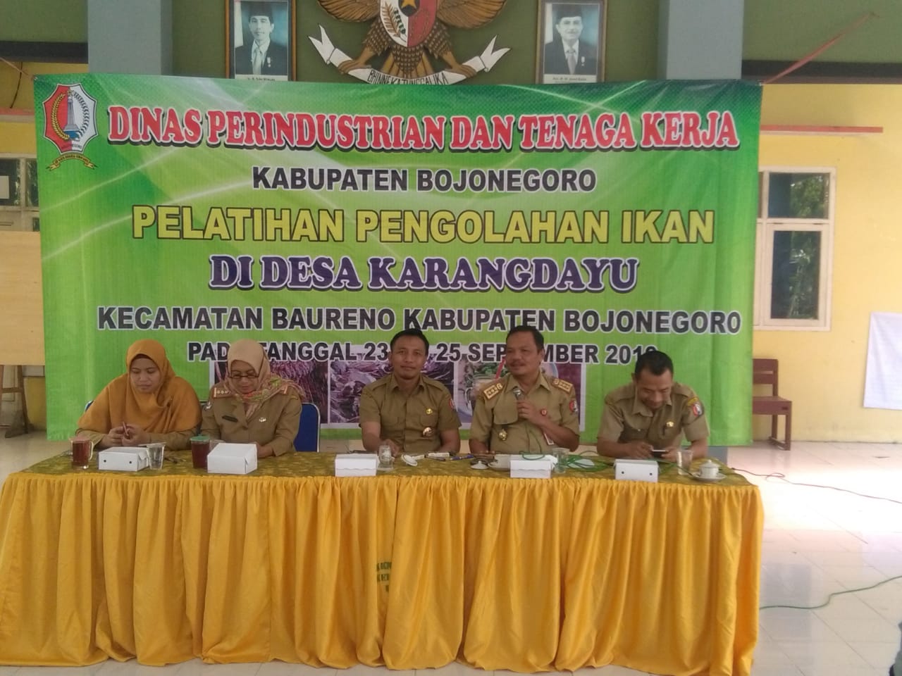 Pelatihan Pengolahan Ikan di Desa Karangdayu Kecamatan Baureno