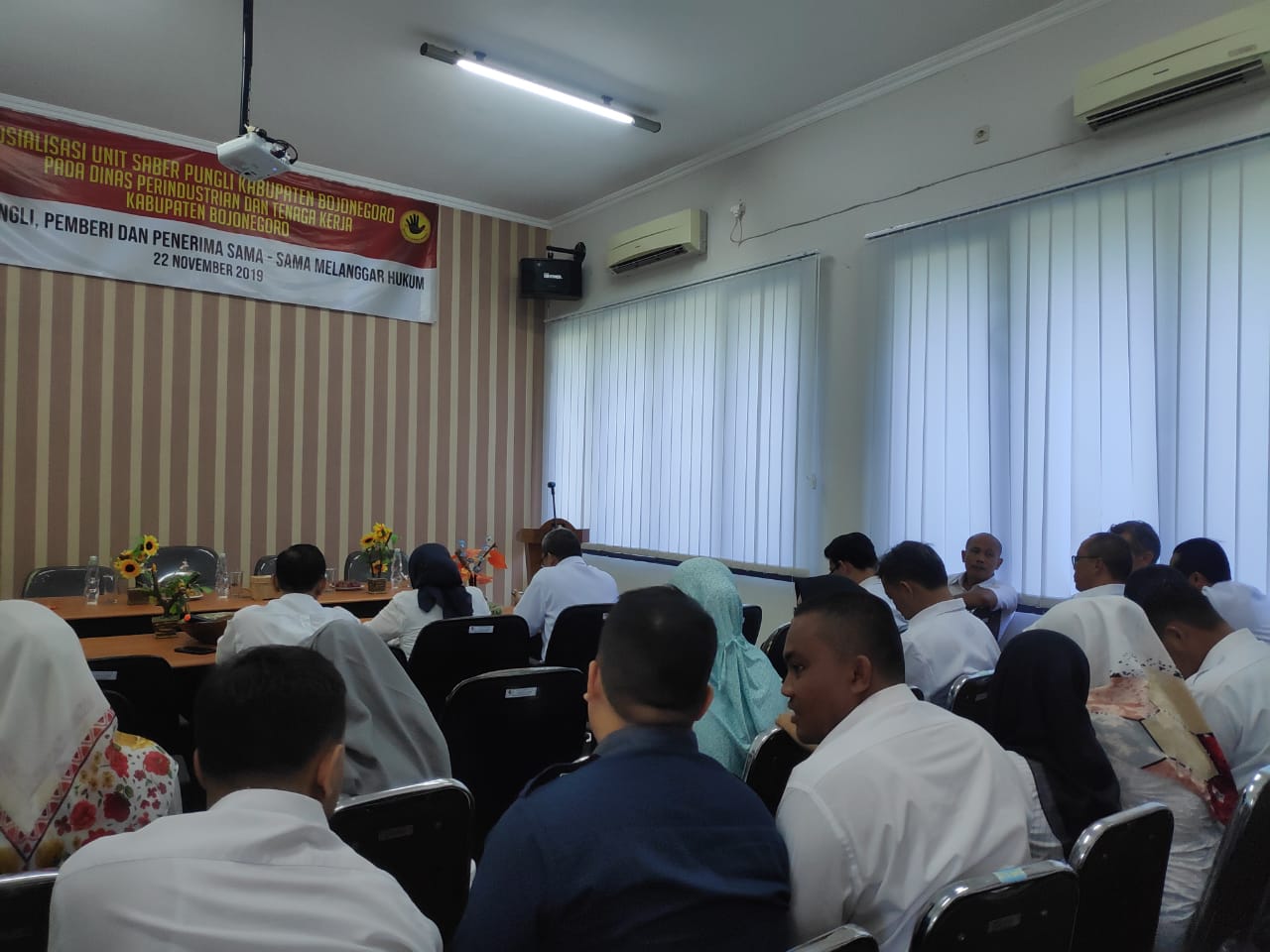 UPP Saber Pungli Gelar Sosialisasi di Dinas Perinaker Bojonegoro