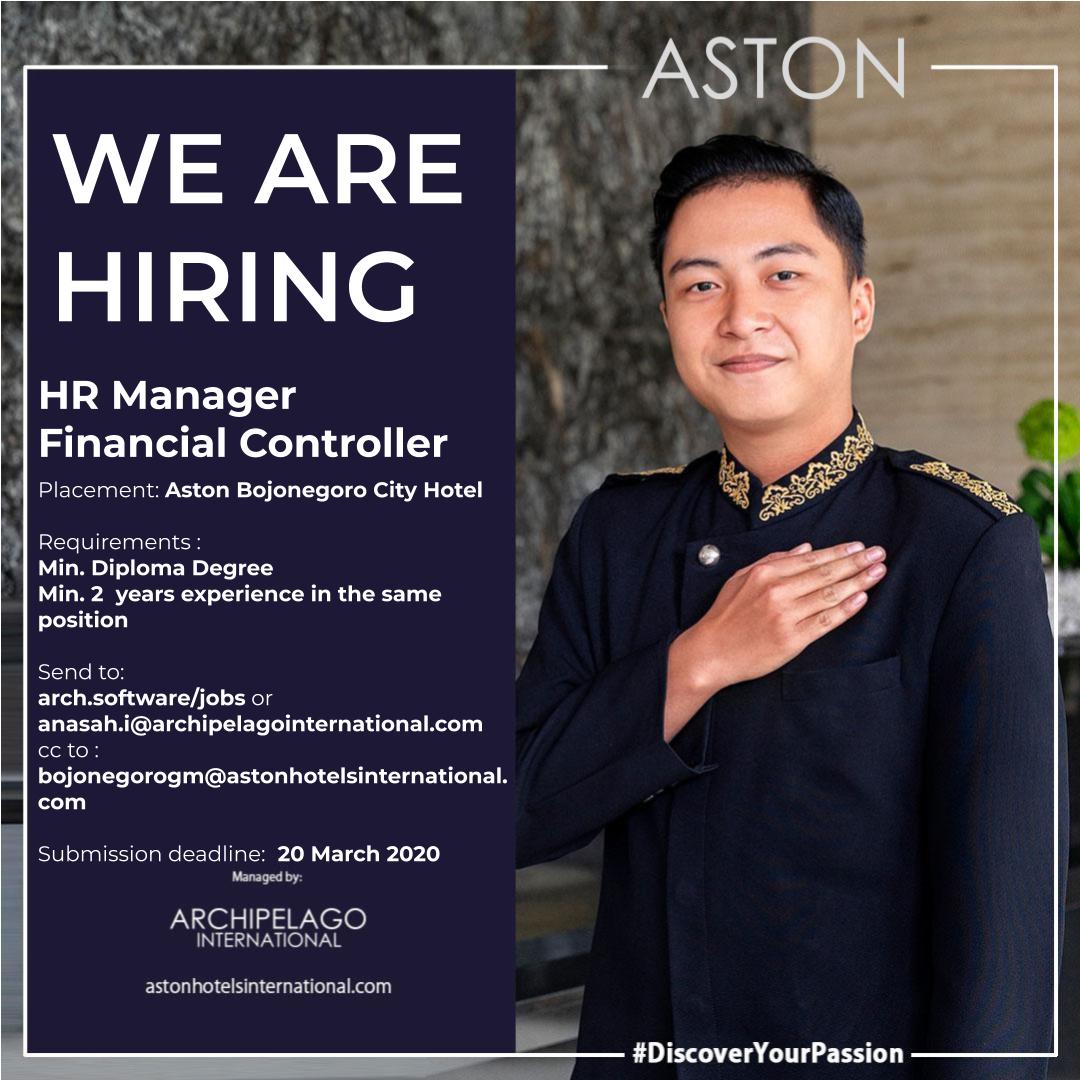 Lowongan Kerja Aston Hotel Bojonegoro Maret 2020
