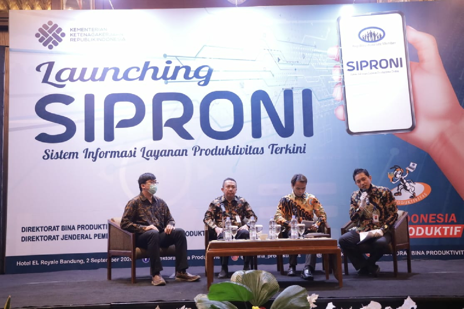 Dukung Gerakan Produktivitas Nasional, Kemnaker Luncurkan SIPRONI