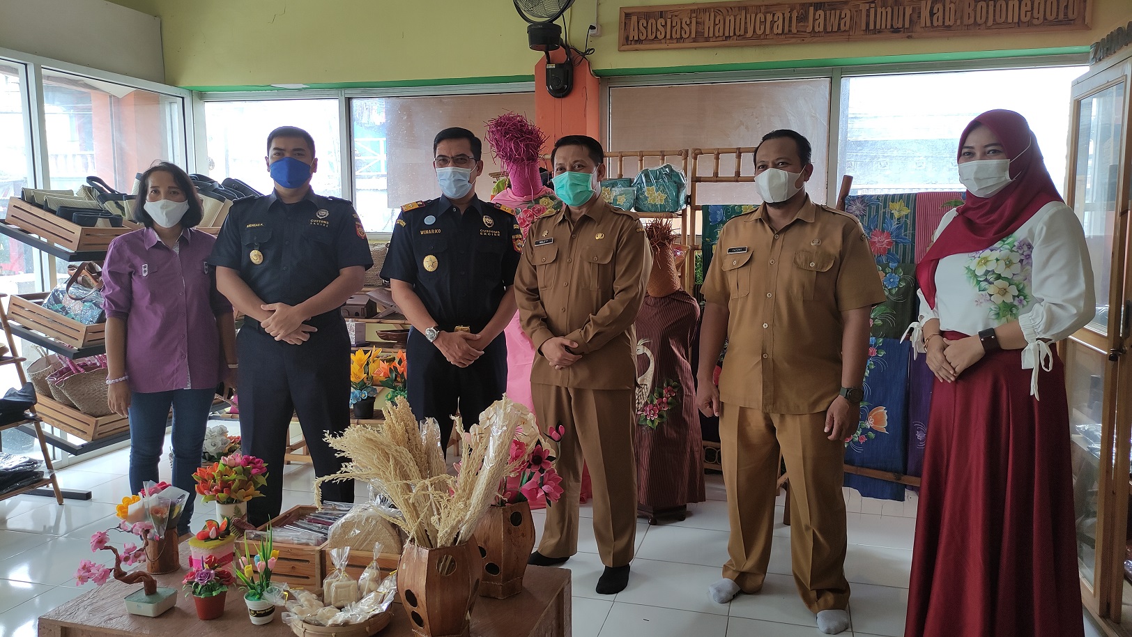 KPP Bea Cukai Bojonegoro dan Dinas Perinaker bersinergi untuk optimalisasi peluang ekspor produk IKM