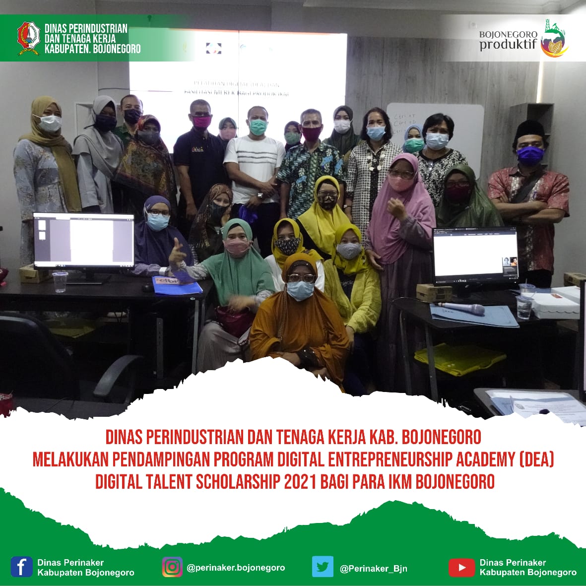 Pendampingan Pelatihan Program Digital Entrepreneurship Academy Digital Talent Scholarship 2021