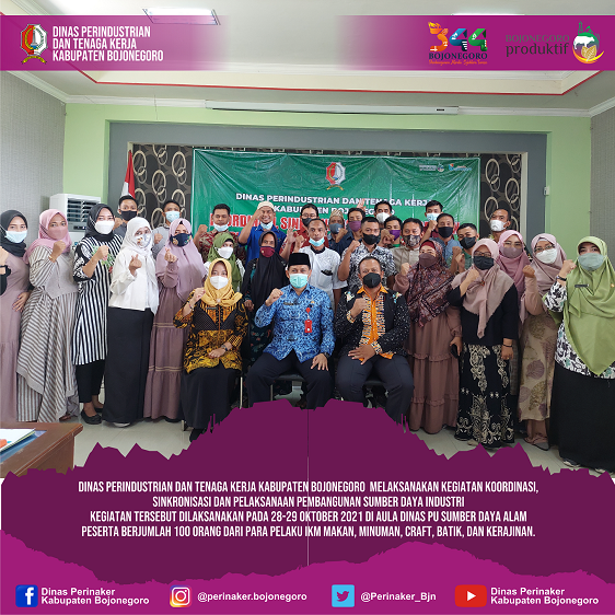 Koordinasi, Sinkronisasi dan Pelaksanaan Pembangunan Sumber Daya Industri