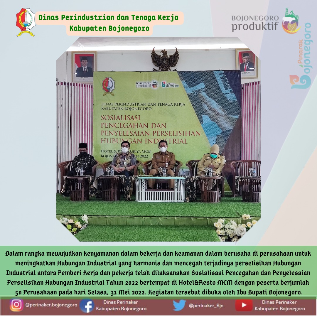 Sosialisasi Pencegahan dan Penyelesaian Perselisihan Hubungan Industrial