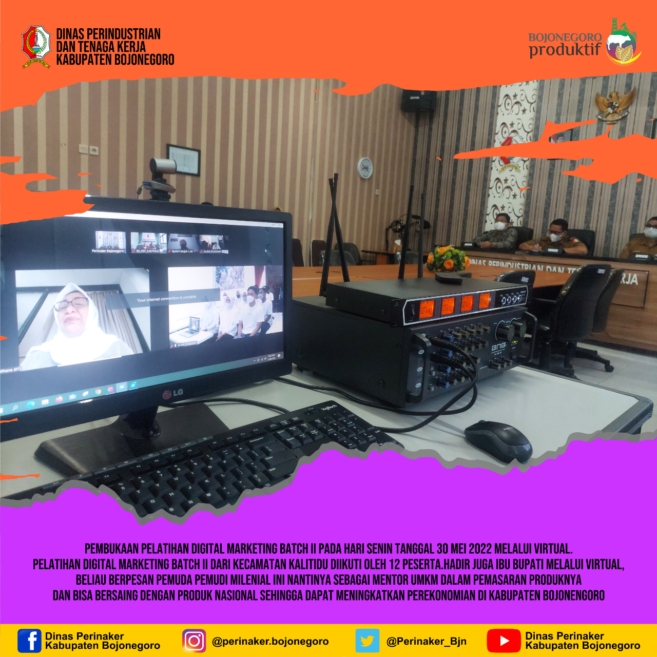 Pembukaan Pelatihan Digital Marketing Batch II
