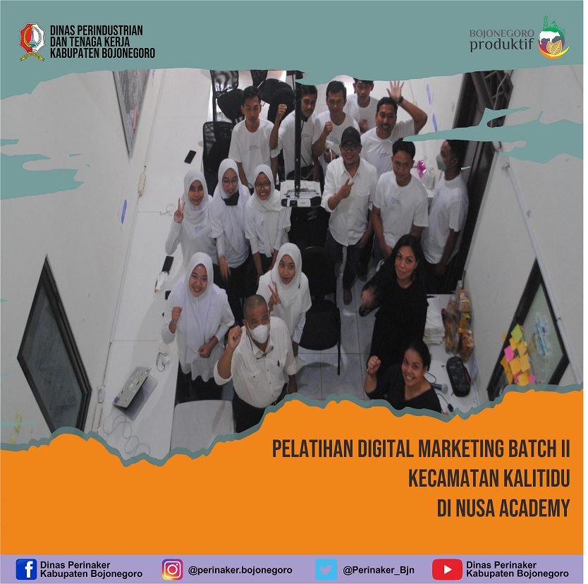 Kegiatan pelatihan  Digital Marketing Batch 2 Kecamatan Kalitidu