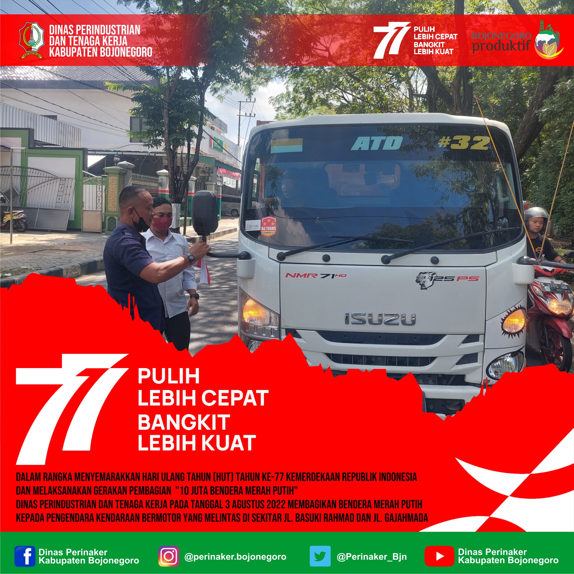 Gerakan Pembagian  "10 Juta Bendera Merah Putih"