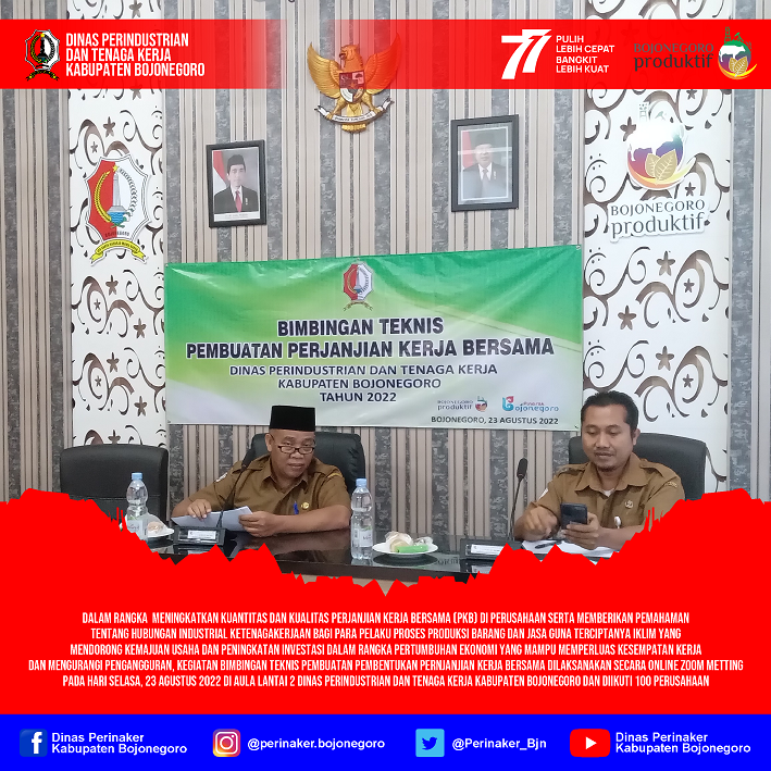 Bimbingan teknis pembuatan pembentukan pernjanjian kerja bersama