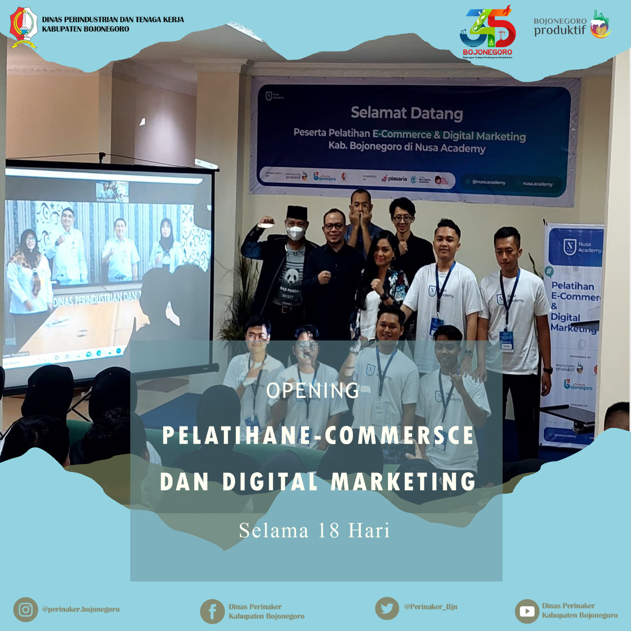 Opening Pelatihan E Commerce dan Digital Marketing