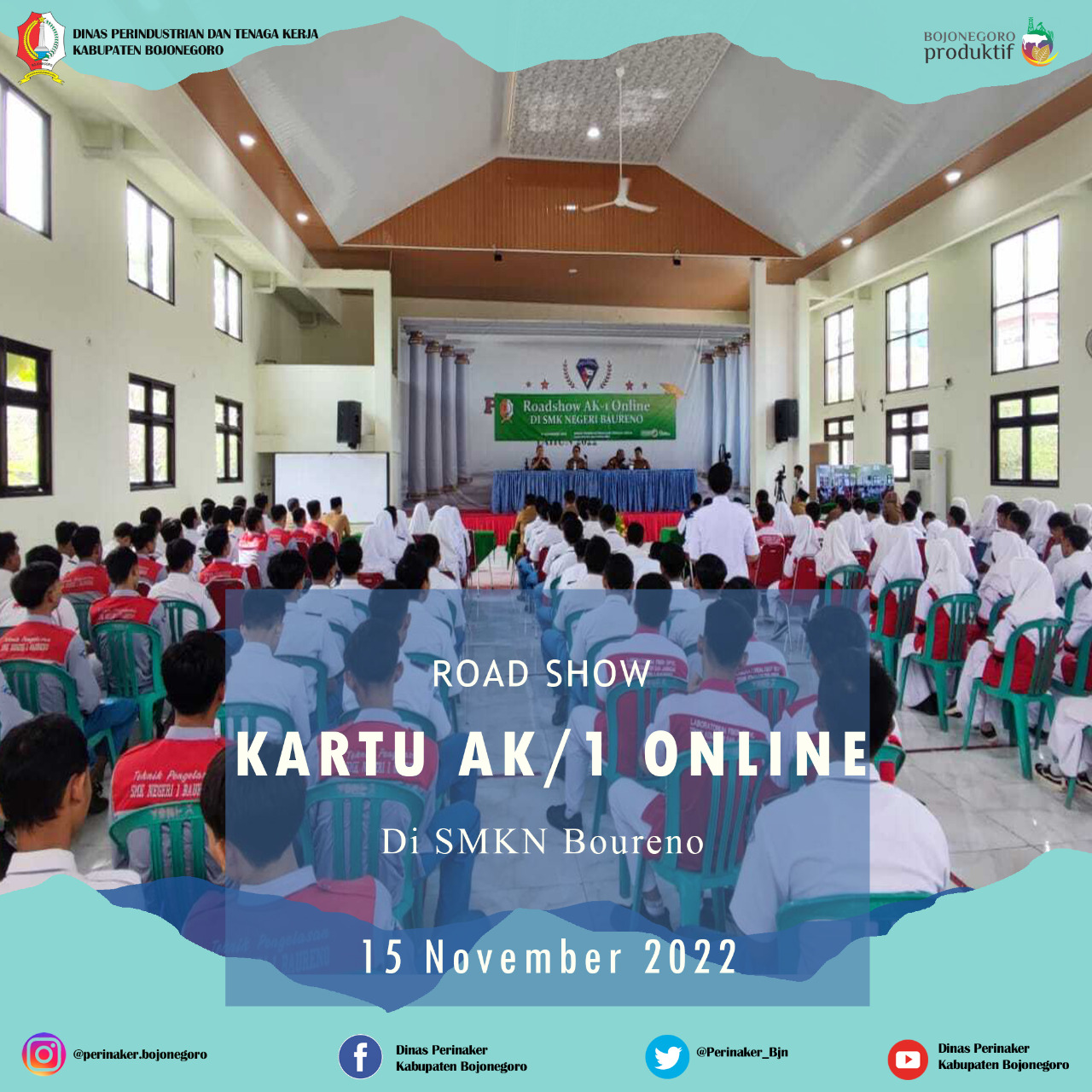 Roadshow Kartu AK/I Online di SMKN Baureno