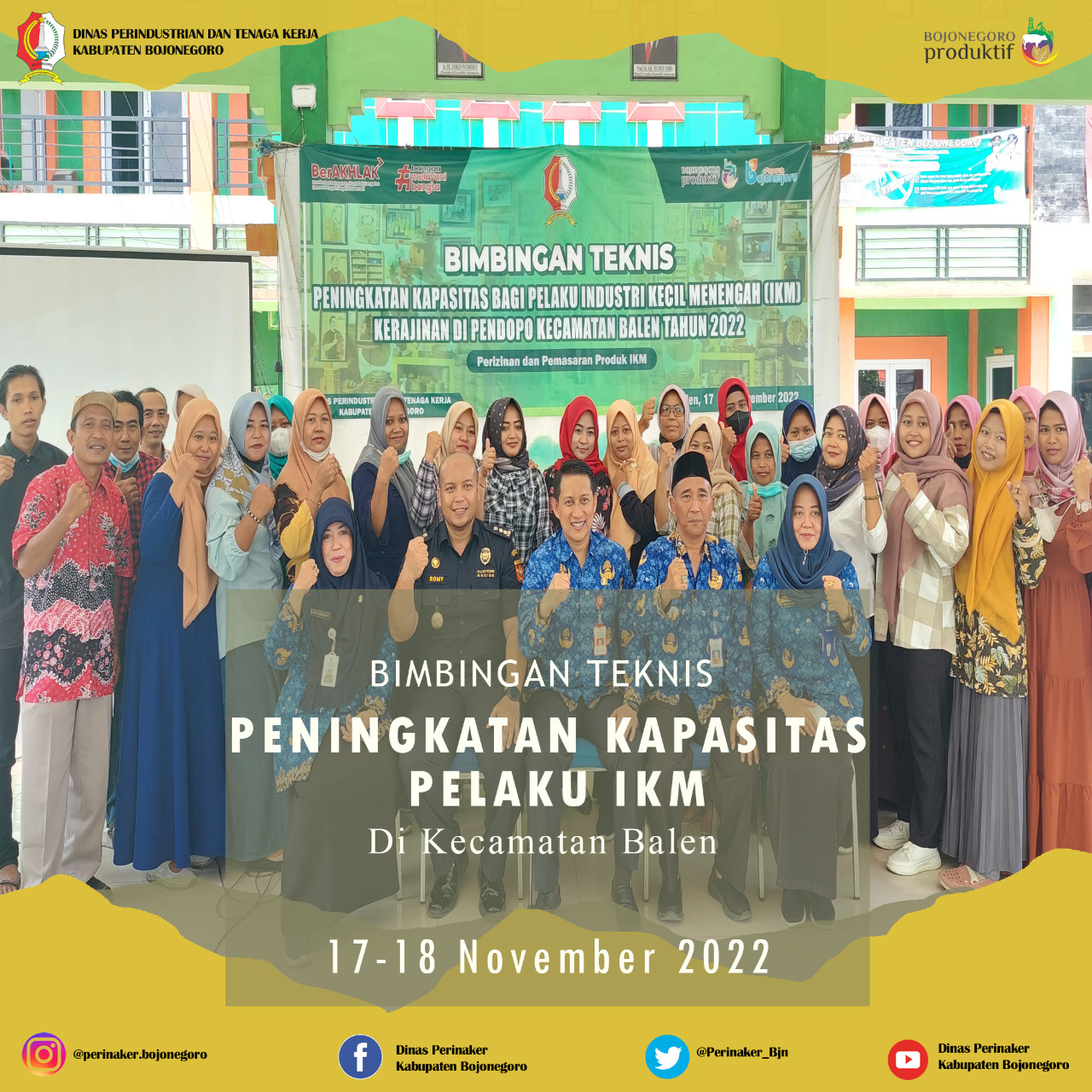 Bimbingan Teknis Peningkatan Kapasitas bagi Pelaku Industri Kecil Menengah (IKM) Kerajinan