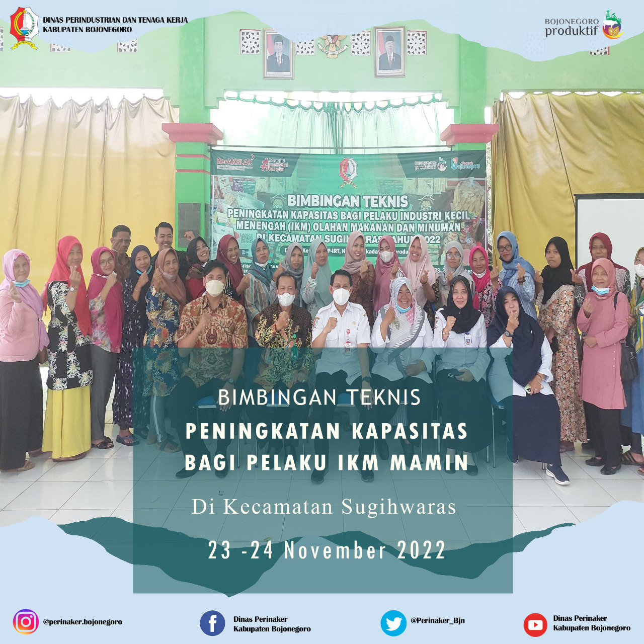Bimbingan Teknis Peningkatan Kapasitas bagi Pelaku Industri Kecil Menengah (IKM) Makanan dan Minuman