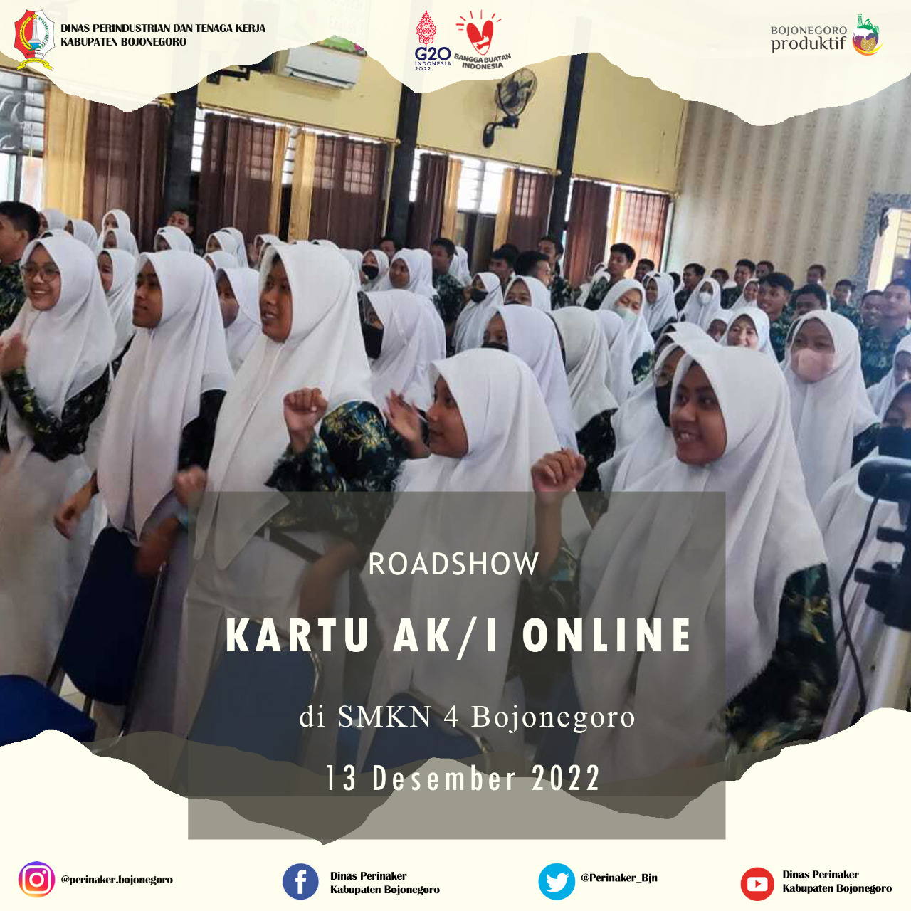 Roadshow Kartu AK/I Online di SMKN 4