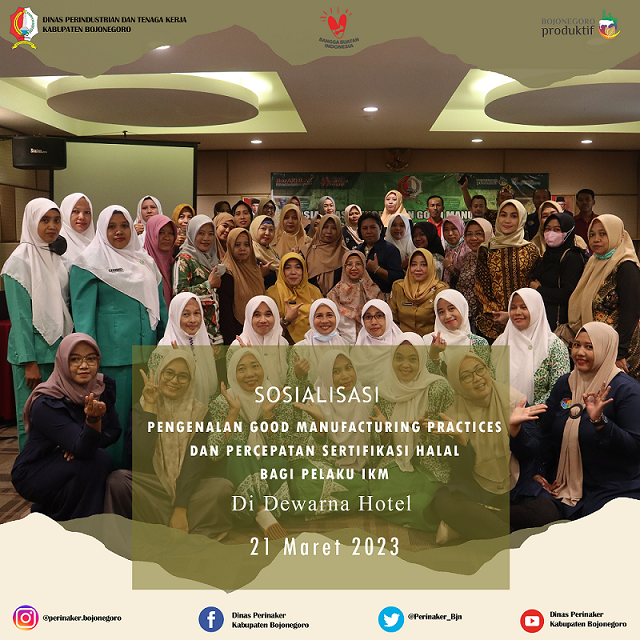 Sosialisasi Pengenalan Good Manufacturing Practices (GMP) dan Sertifikasi Halal bagi Pelaku IKM