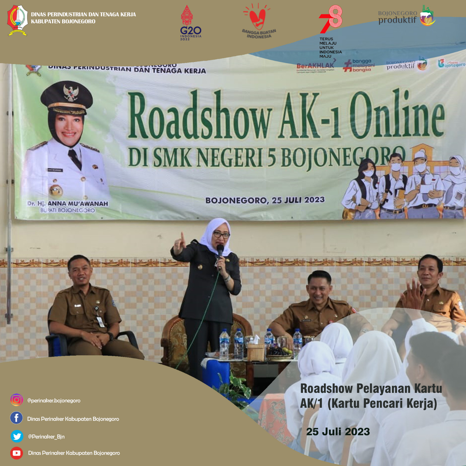 Roadshow Pelayanan Kartu AK/1 (Kartu Pencari Kerja)