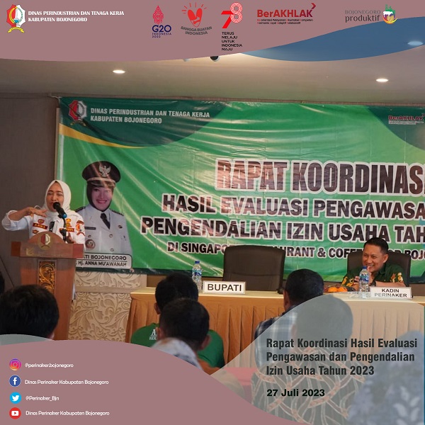 Rapat Koordinasi Hasil Evaluasi Pengawasan dan Pengendalian Izin Usaha Tahun 2023