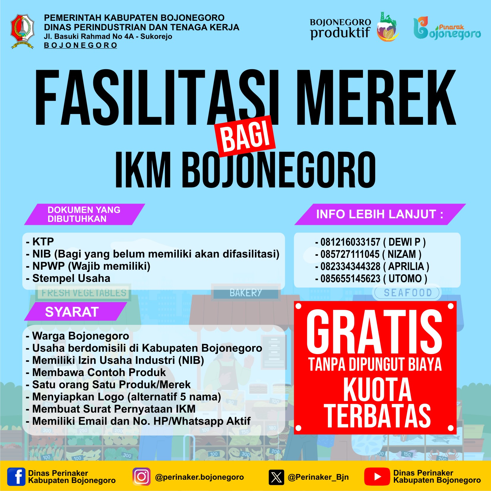 Fasilitasi Hak Cipta Merek bagi Produk IKM