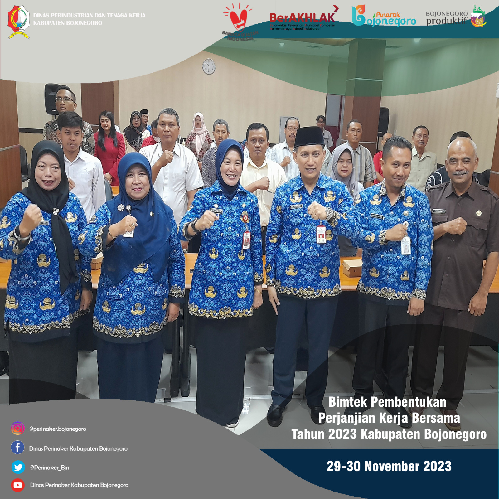 Kegiatan Bimtek Pembentukan Perjanjian Kerja Bersama