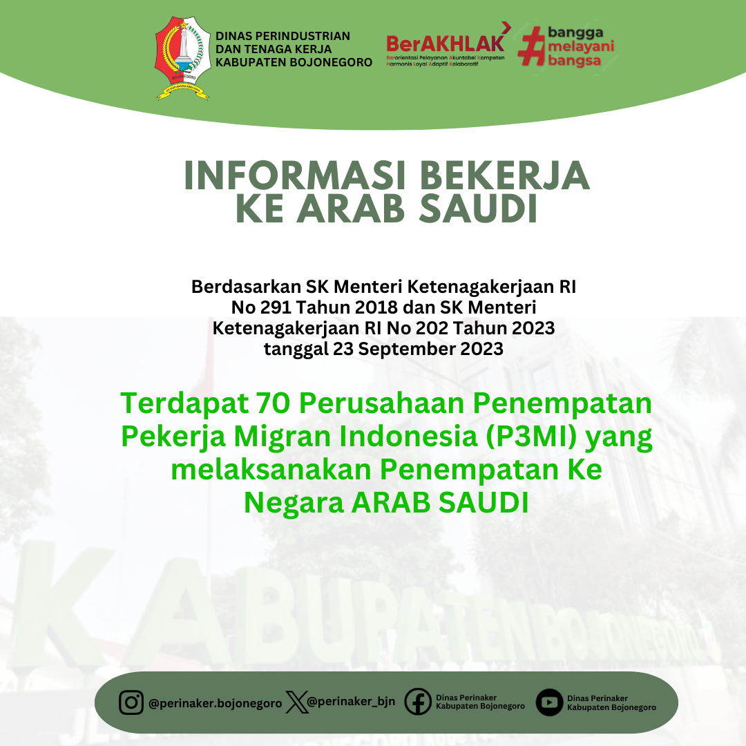 Informasi Bekerja Ke Arab Saudi