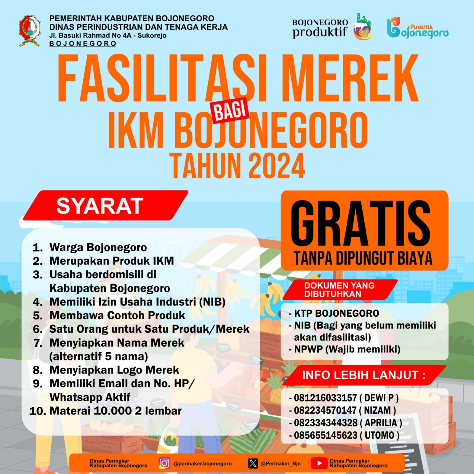 Fasilitasi Hak Cipta Merek bagi Produk IKM 2024