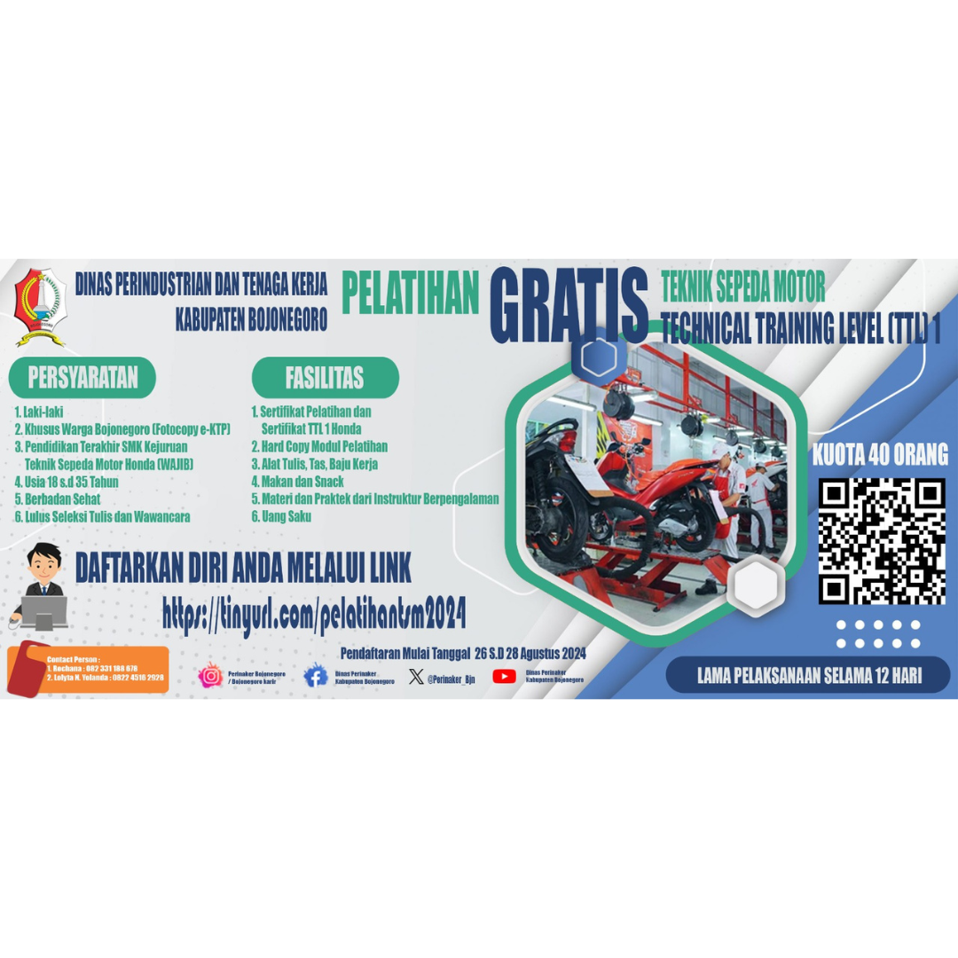 Pelatihan Sertifikasi Teknik Sepeda Motor “Technical Training Level Satu (TTL 1)”