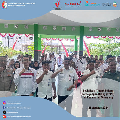 Sosialisasi Tindak Pidana Perdagangan Orang (TPPO) di Kecamatan Temayang