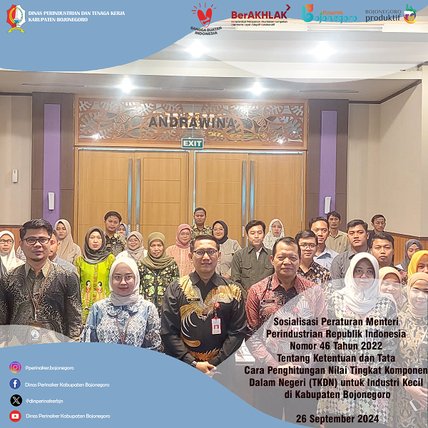 Sosialisasi Peraturan Menteri Perindustrian Republik Indonesia Nomor 46 Tahun 2022