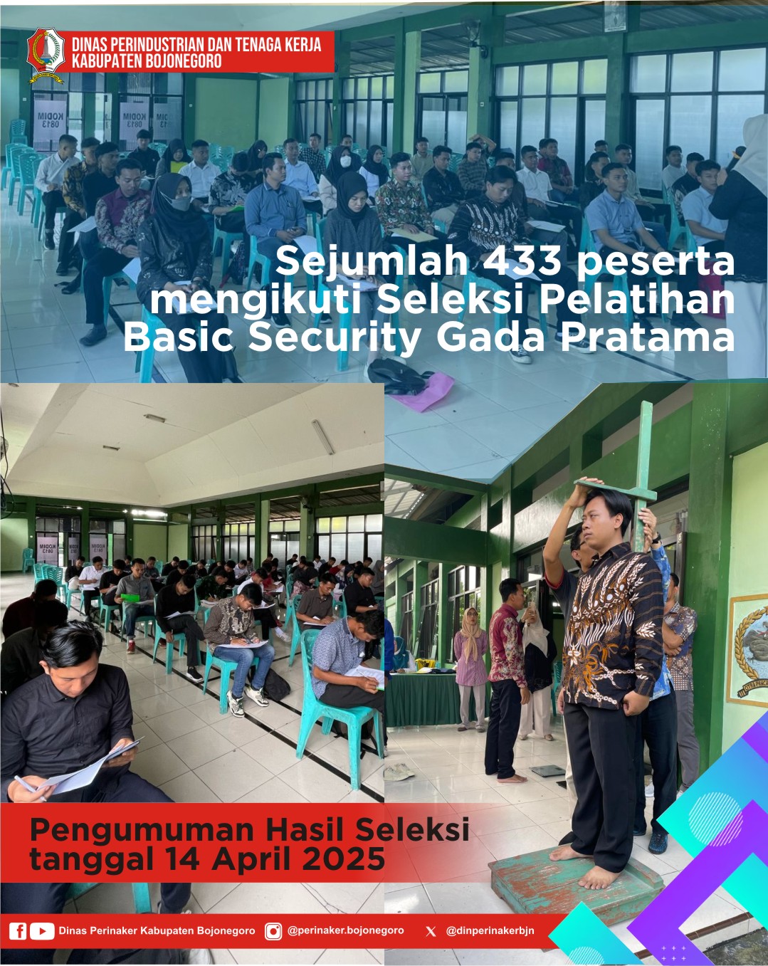 Seleksi Pelatihan Basic Security Garda Pratama