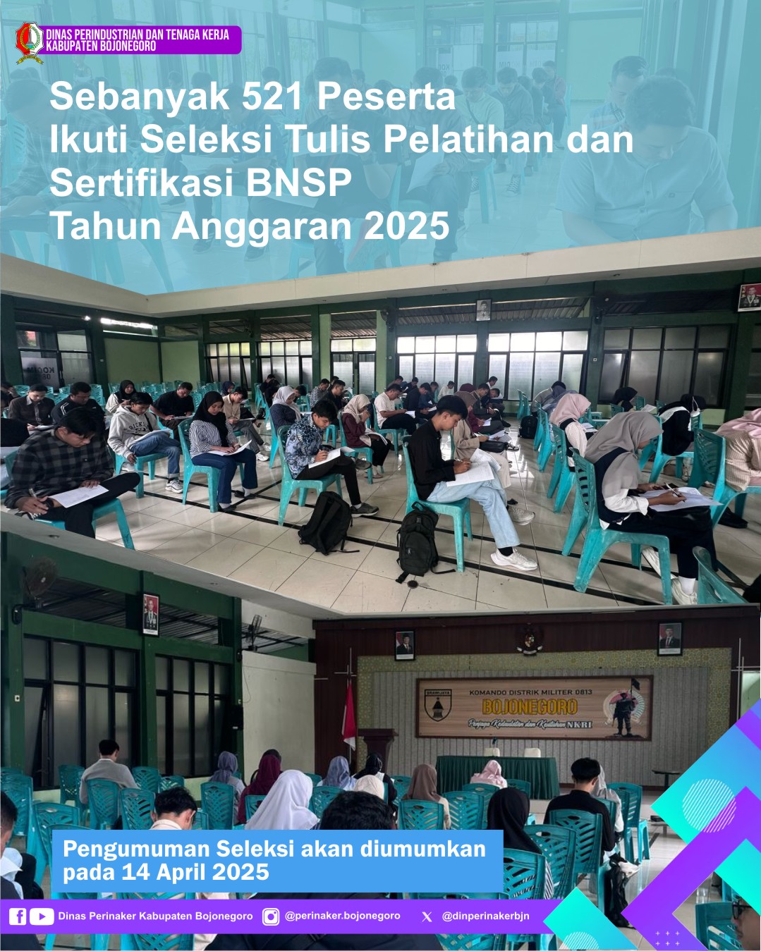 Seleksi Tulis Pelatihan dan Sertifikasi BNSP 2025