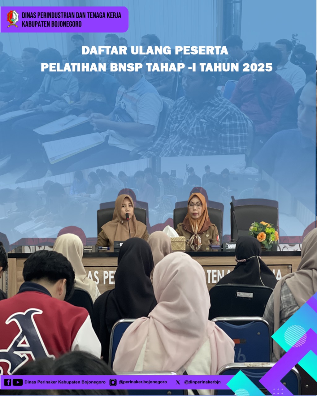 DAFTAR ULANG PESERTA PELATIHAN