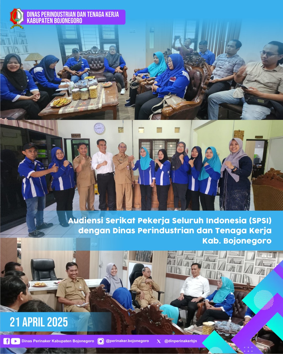 AUDIENSI SERIKAT PEKERJA SELURUH INDONESIA (SPSI)