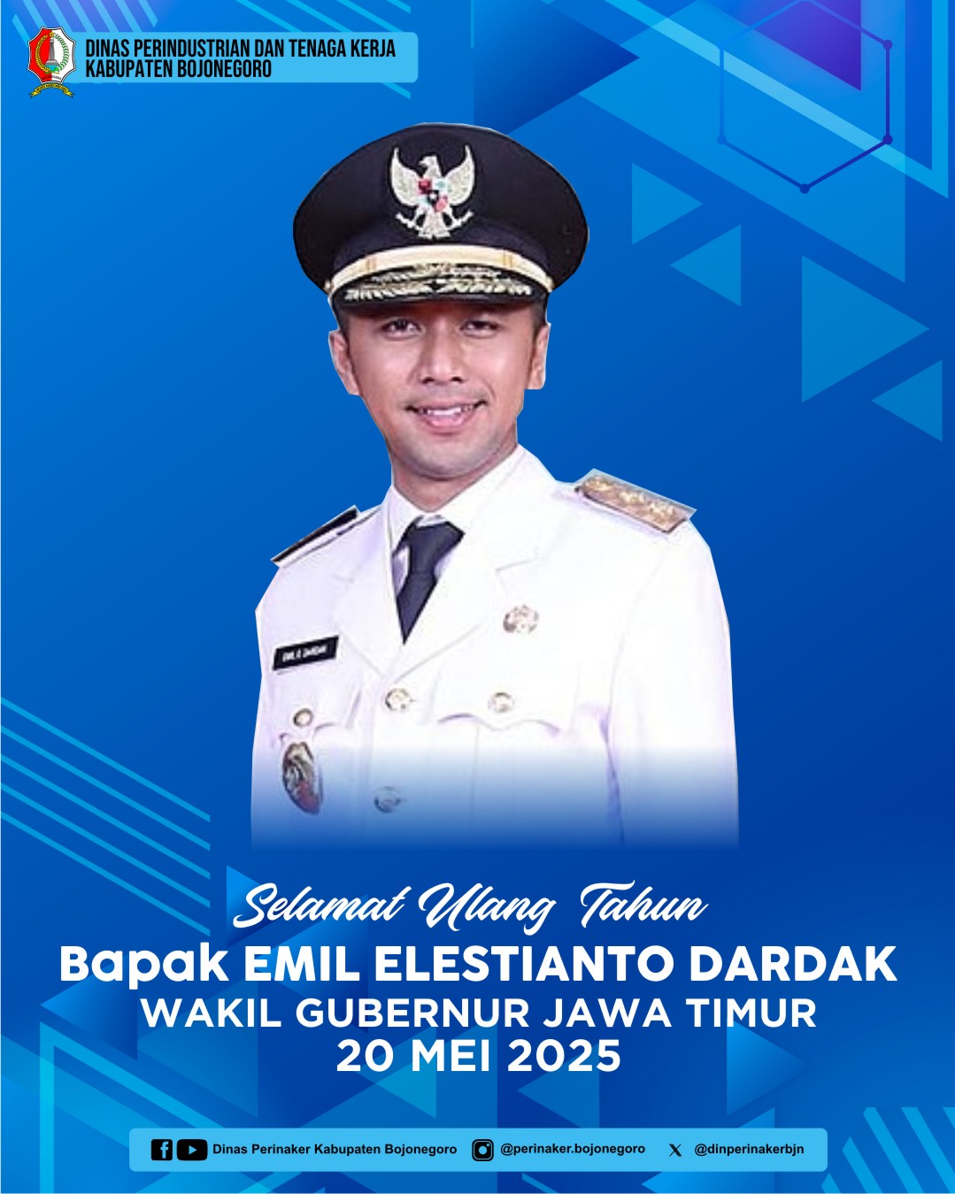 Selamat ulang tahun Bapak Wakil Gubernur jawa Timur,