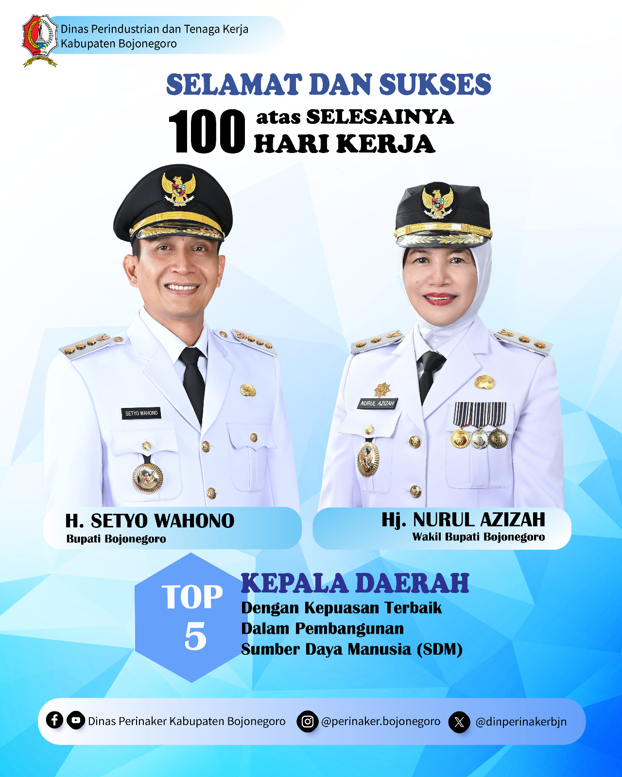 100 Hari Kerja Bupati dan Wakil Bupati Bojonegoro