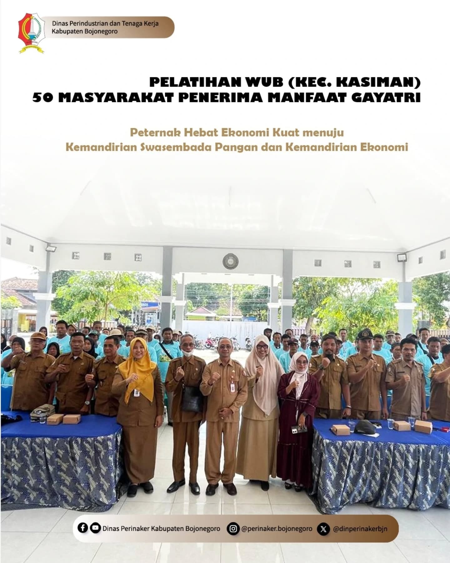 Pelatihan WUB Penerima Manfaat Gayatri Kasiman