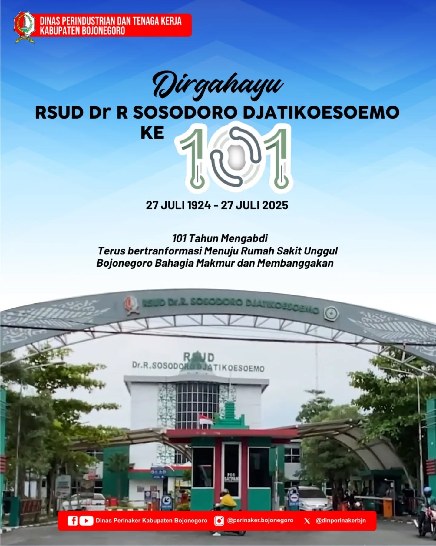 Dirgahayu RSUD Sosodoro Djatikoesoemo