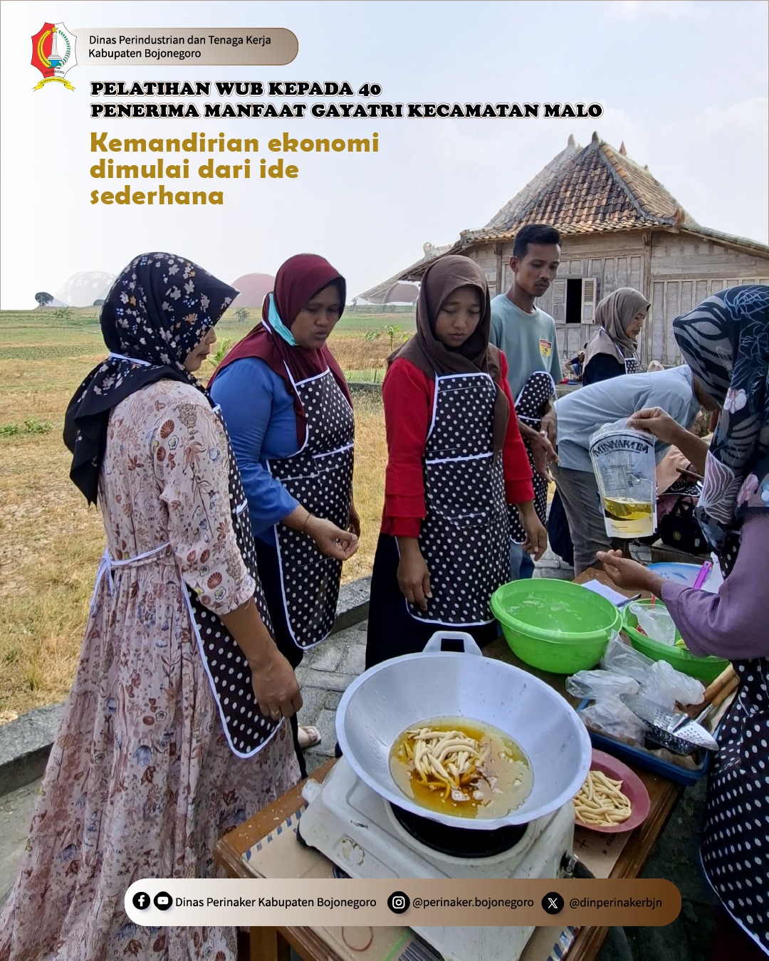 Pelatihan WUB Penerima Manfaat Gayatri