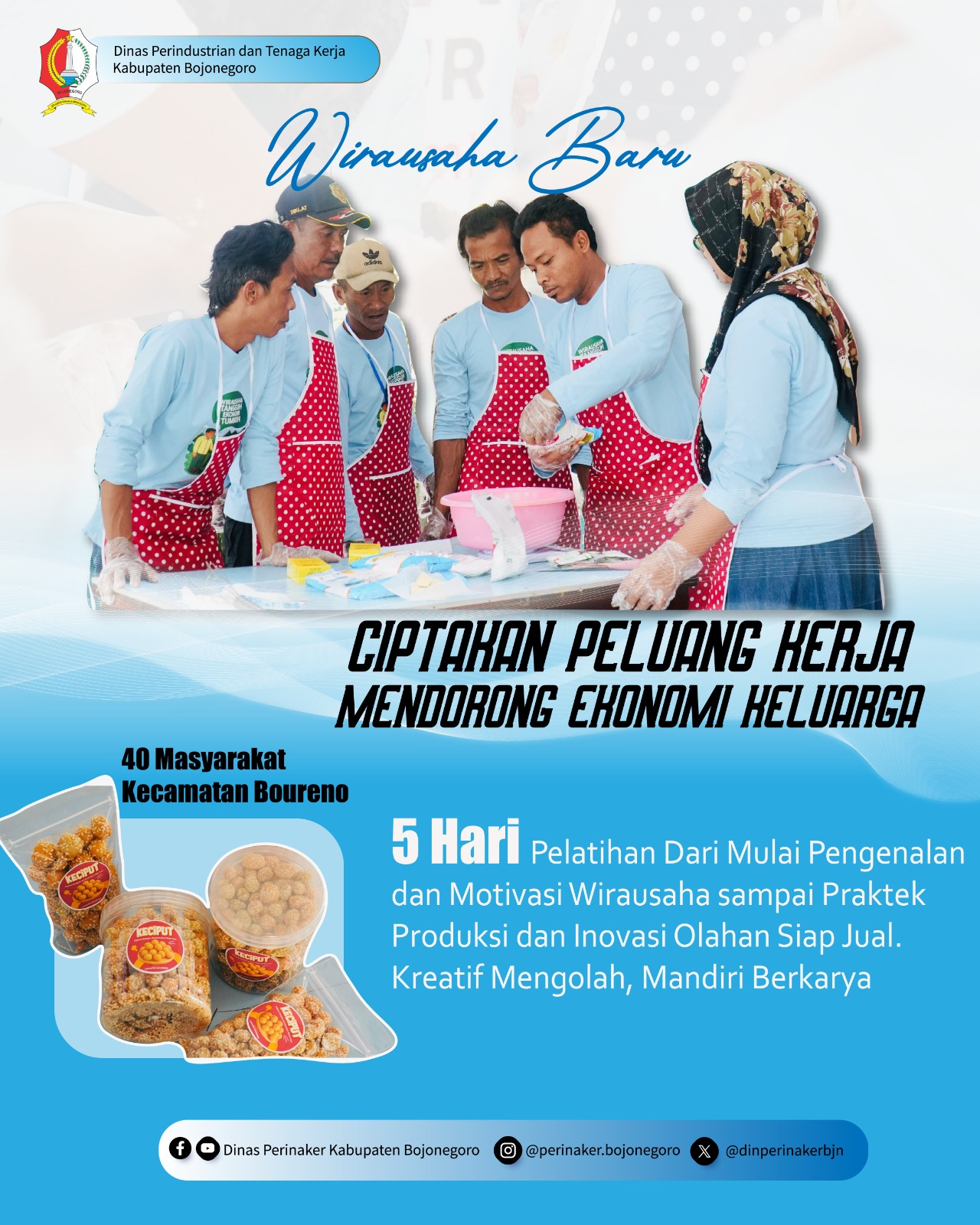 Wirausaha Baru Ciptakan Peluang Kerja,Mendorong Kemandirian Ekonomi Keluarga