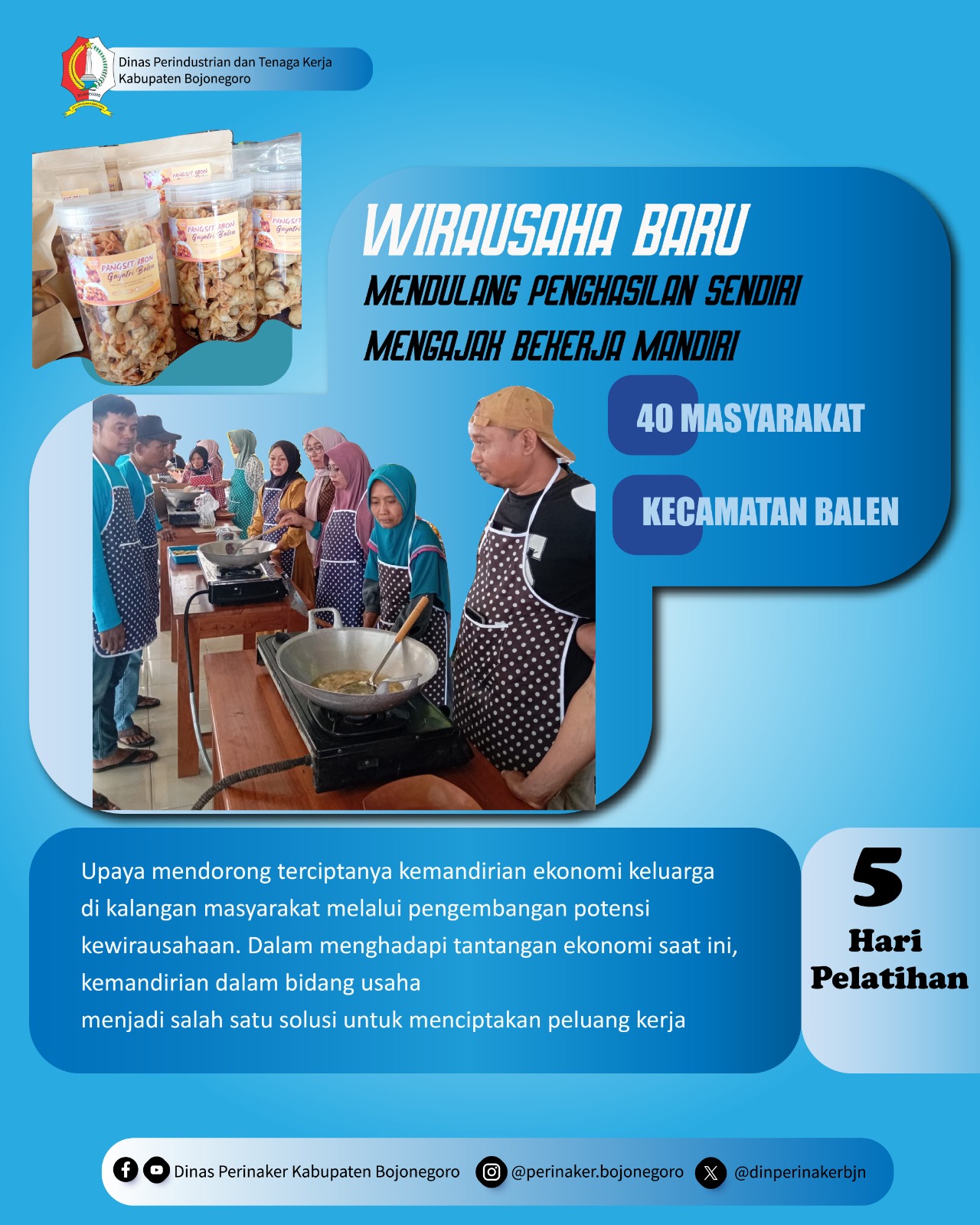 Pelatihan WUB Kemandirian Ekonomi