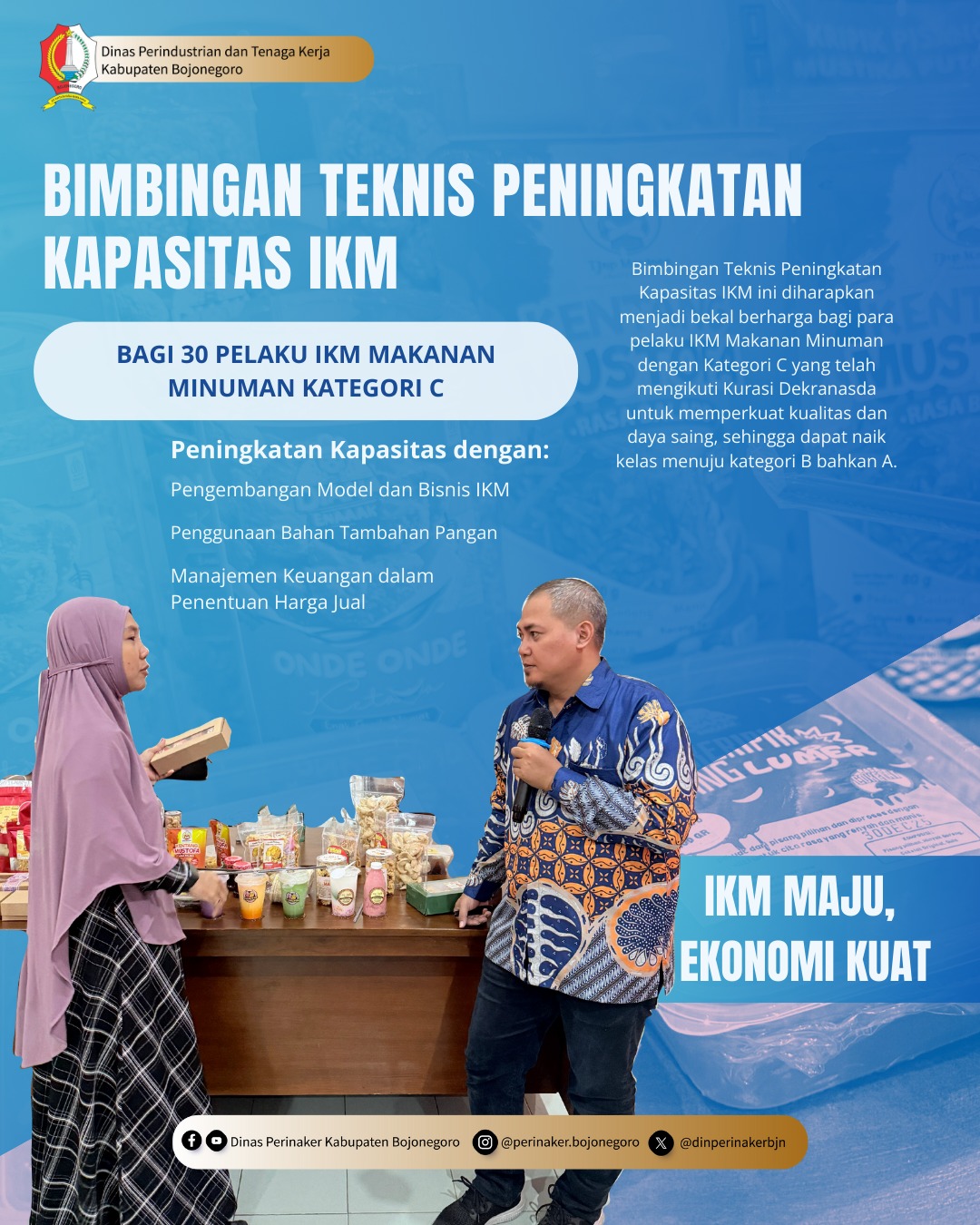 BimbinganTeknis Peningkatan Kapasitas IKM