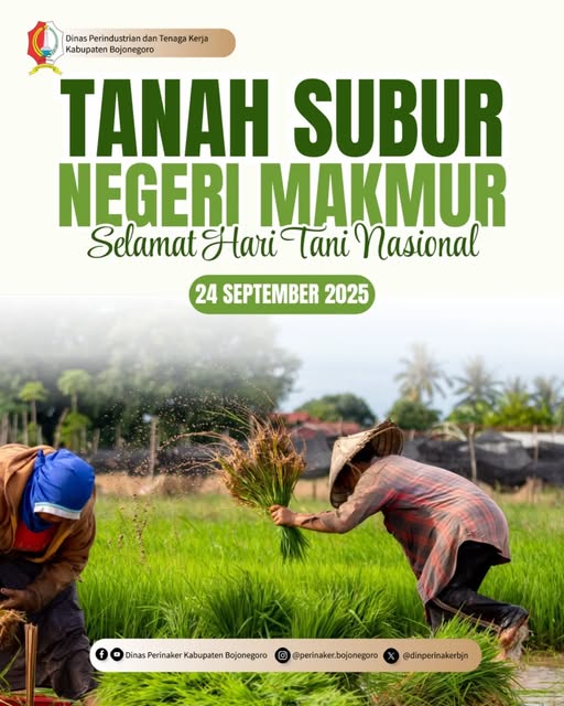 Selamat Hari Tani Nasional