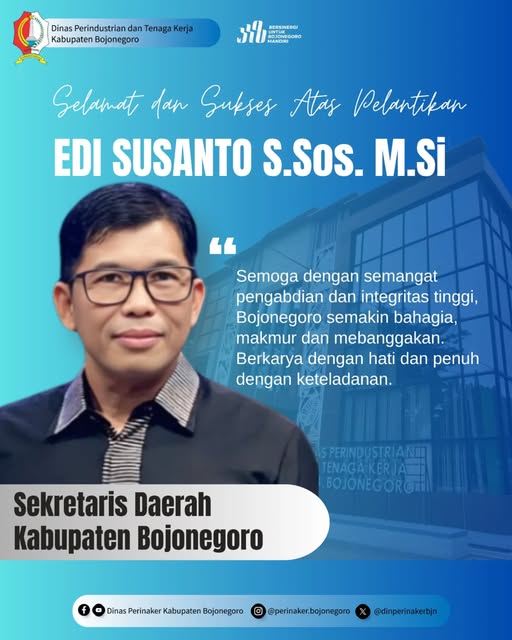Pelantikan Sekda Kabupaten Bojonegoro