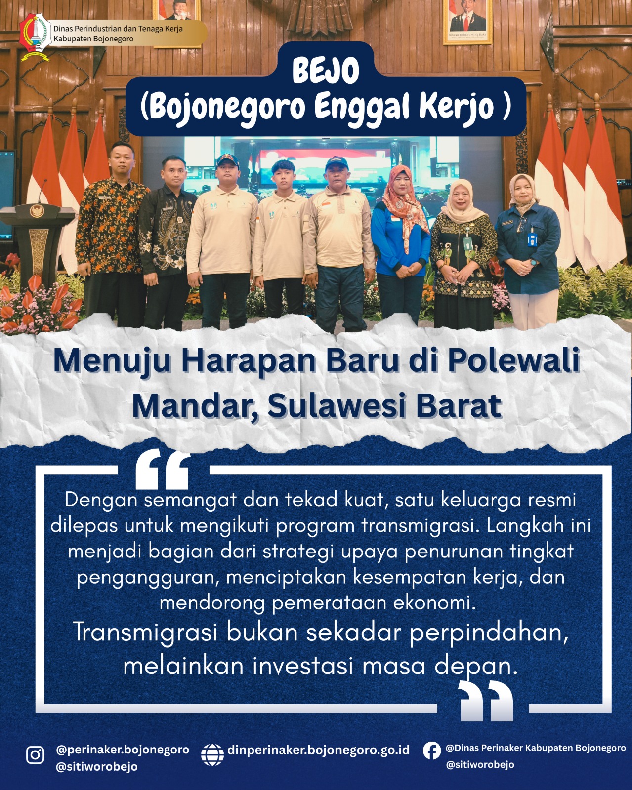 Transmigran Kabupaten Bojonegoro