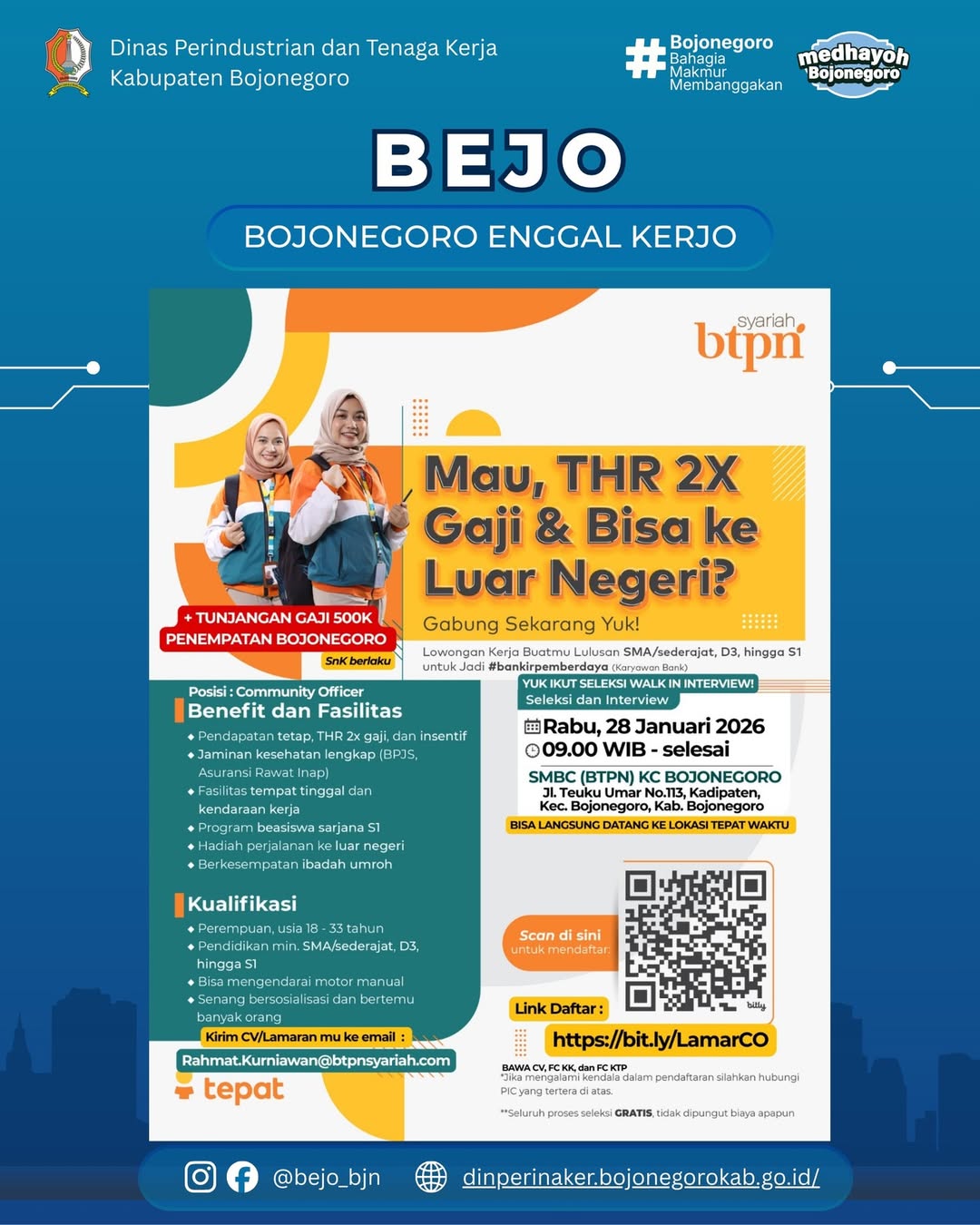 INFO LOWONGAN KERJA- BTPN Syariah