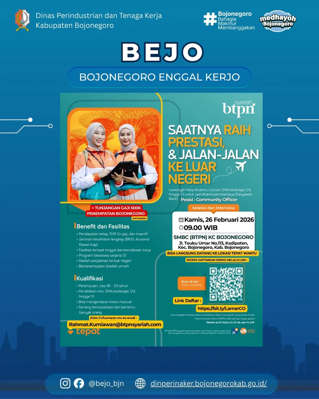 INFO LOWONGAN KERJA-  BTPN Syariah