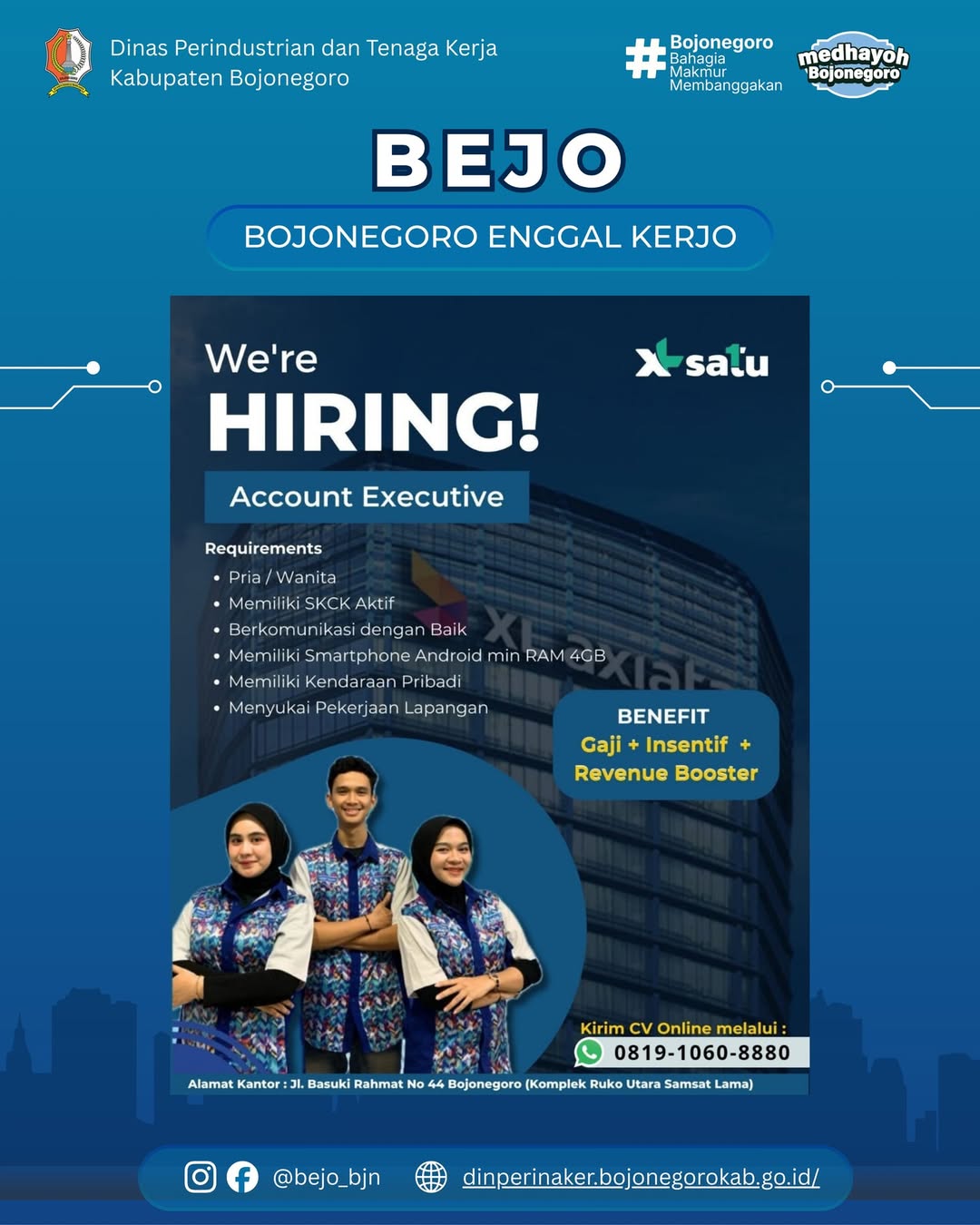 INFO LOWONGAN KERJA- XL satu