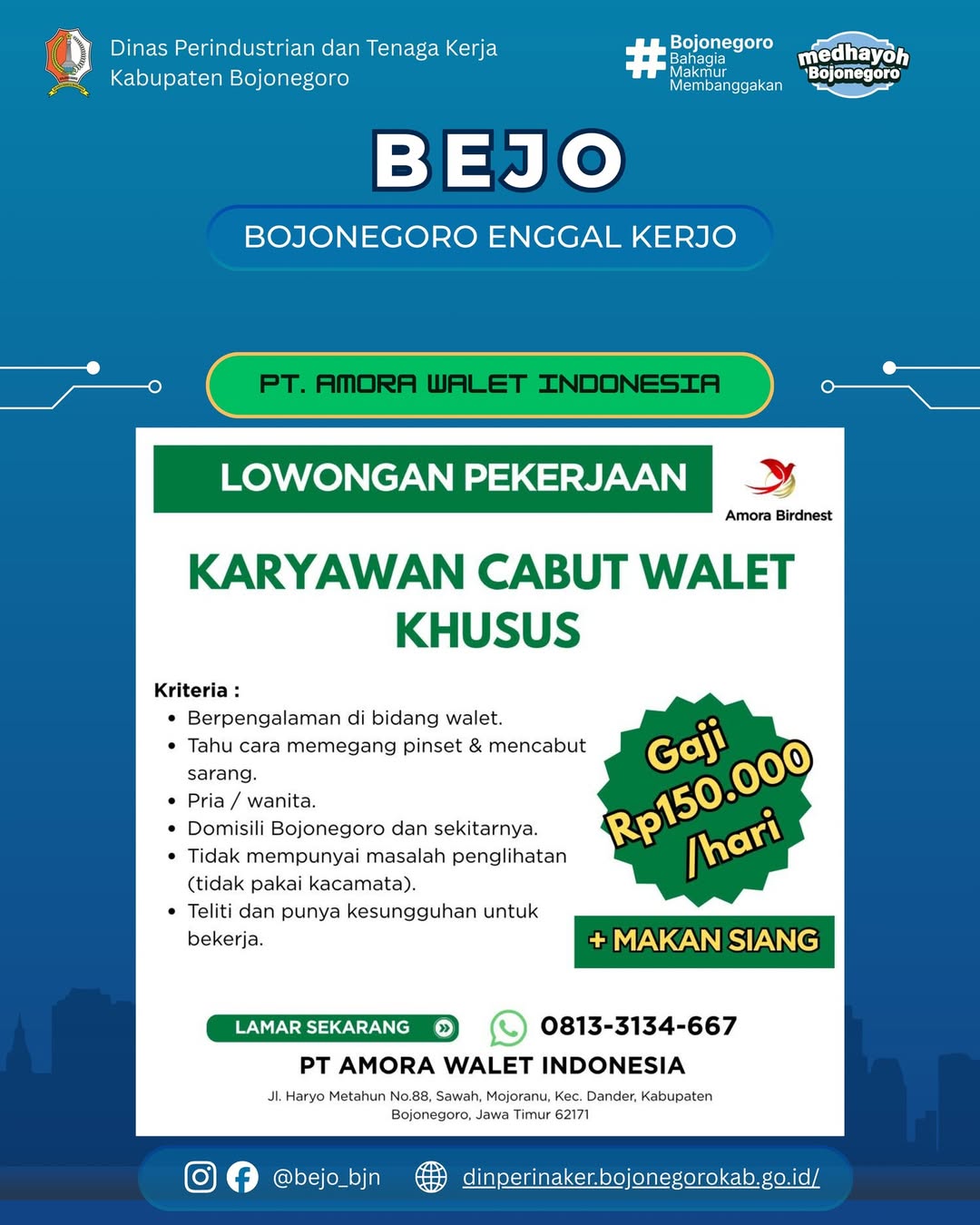 INFO LOWONGAN KERJA- 𝐏𝐓 𝐀𝐦𝐨𝐫𝐚 𝐖𝐚𝐥𝐞𝐭 𝐈𝐧𝐝𝐨𝐧𝐞𝐬𝐢𝐚