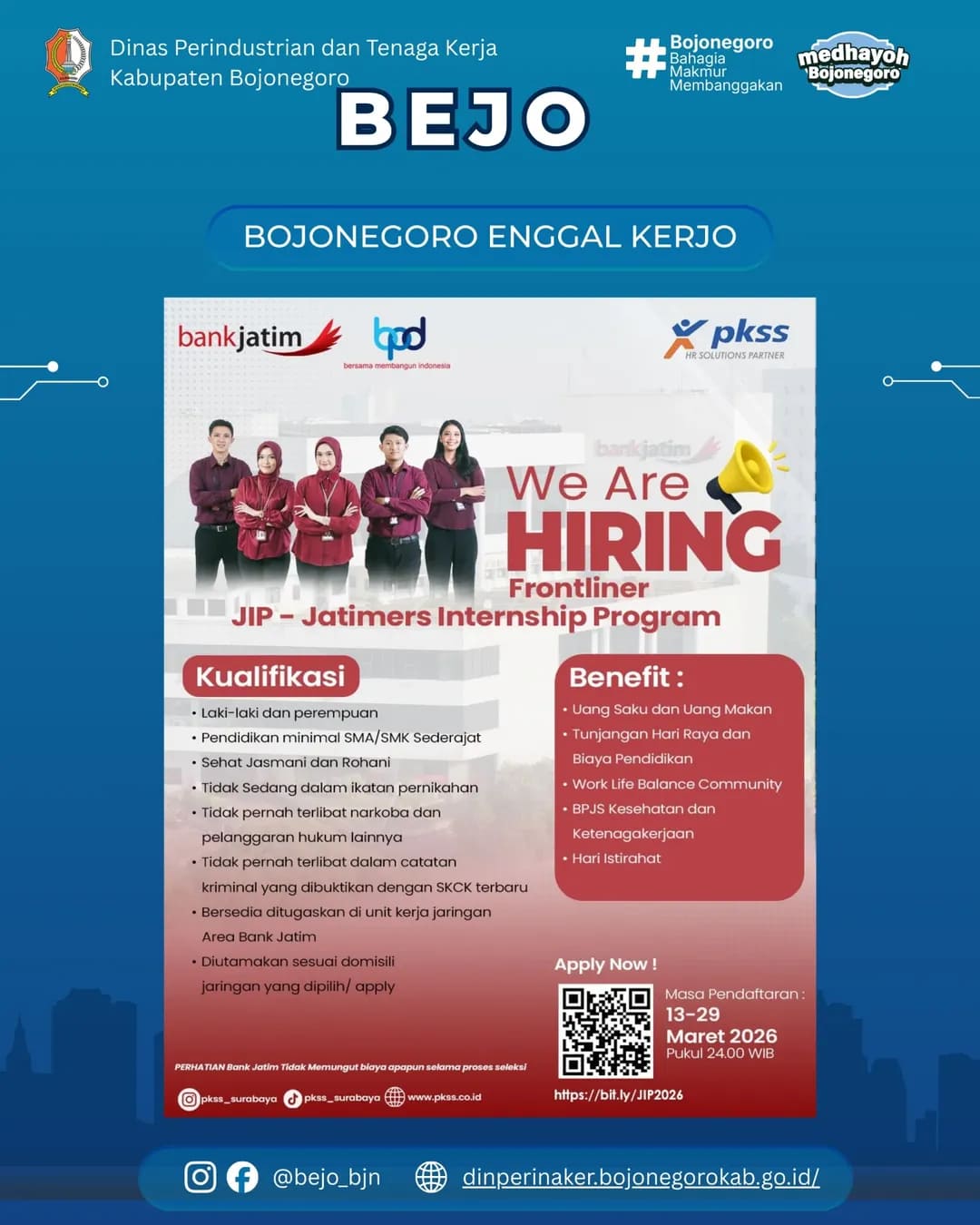 INFO LOWONGAN KERJA- JIP – Jatimers Internship Program
