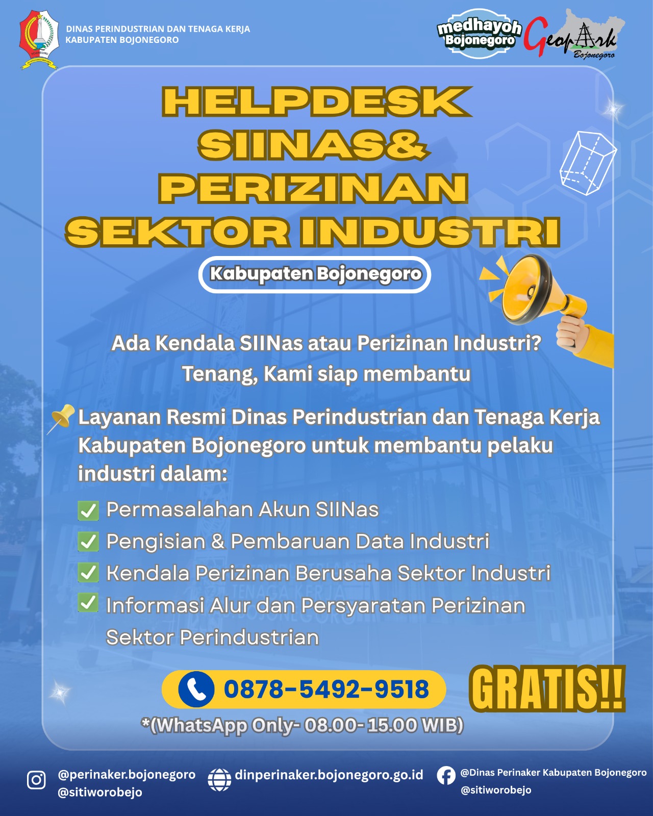 Helpdesk Siinas&Perizinan Sektor Industri