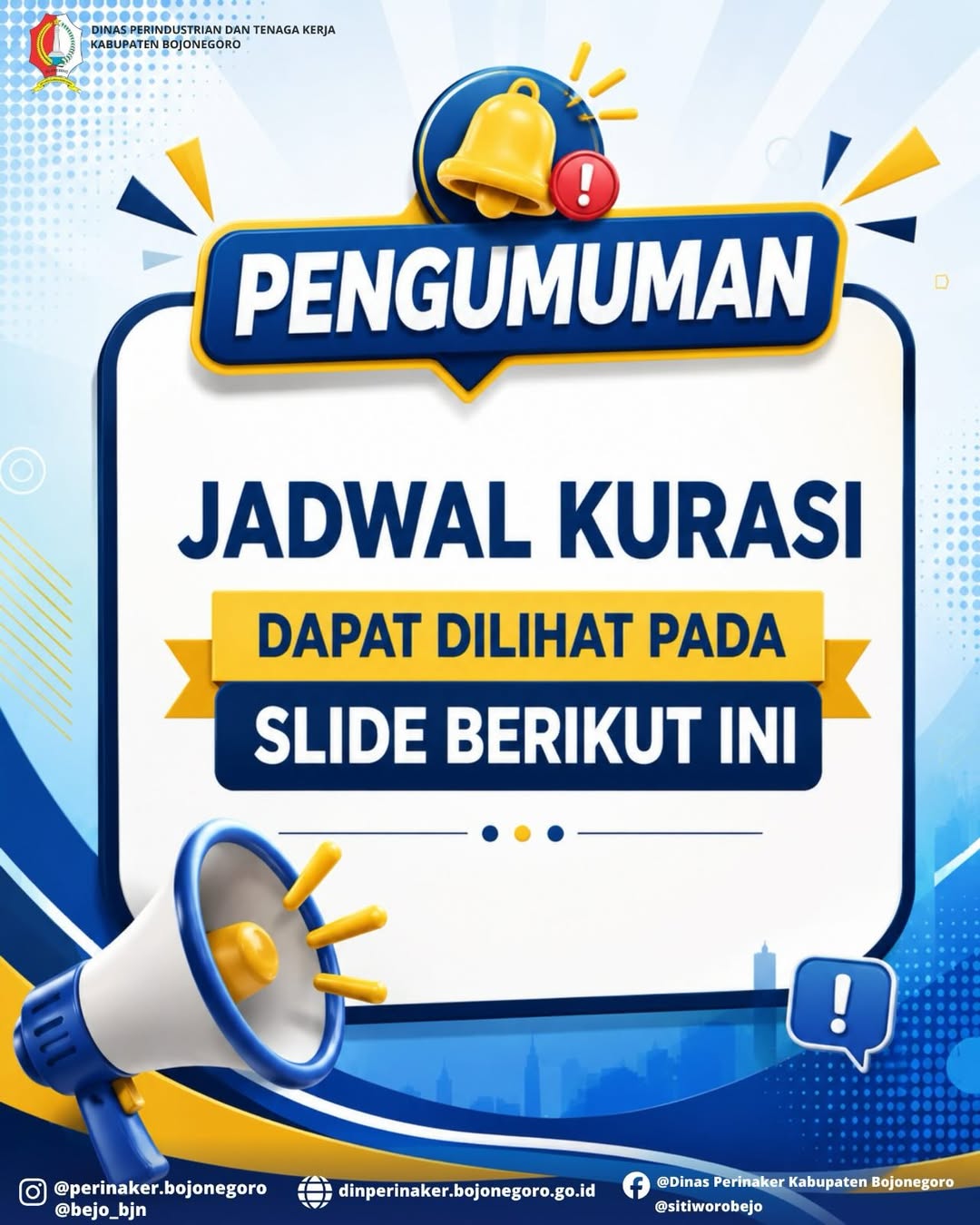 Jadwal Kurasi IKM Bojonegoro